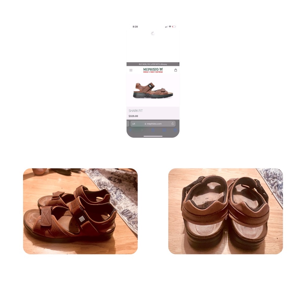 Size 11 Mephisto brown sandals